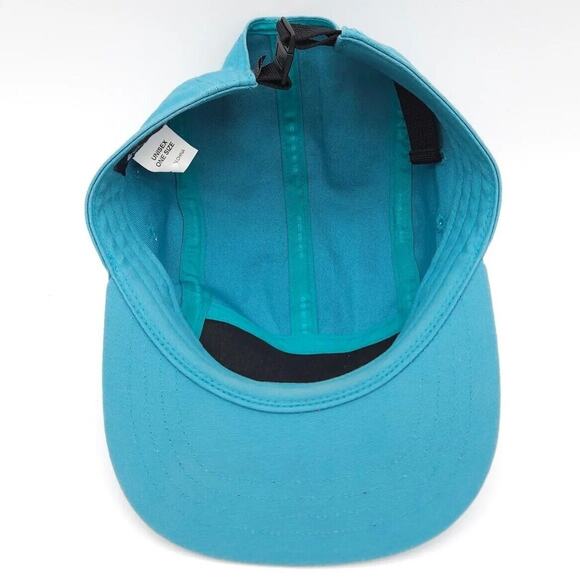 Cotopaxi Do Good 5 Panel Adjustable Hat Cap Outdoor Strap Teal Blue Adult Unisex - Picture 5 of 7